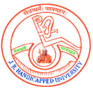Jagadguru Rambhadracharya Handicapped University Logo