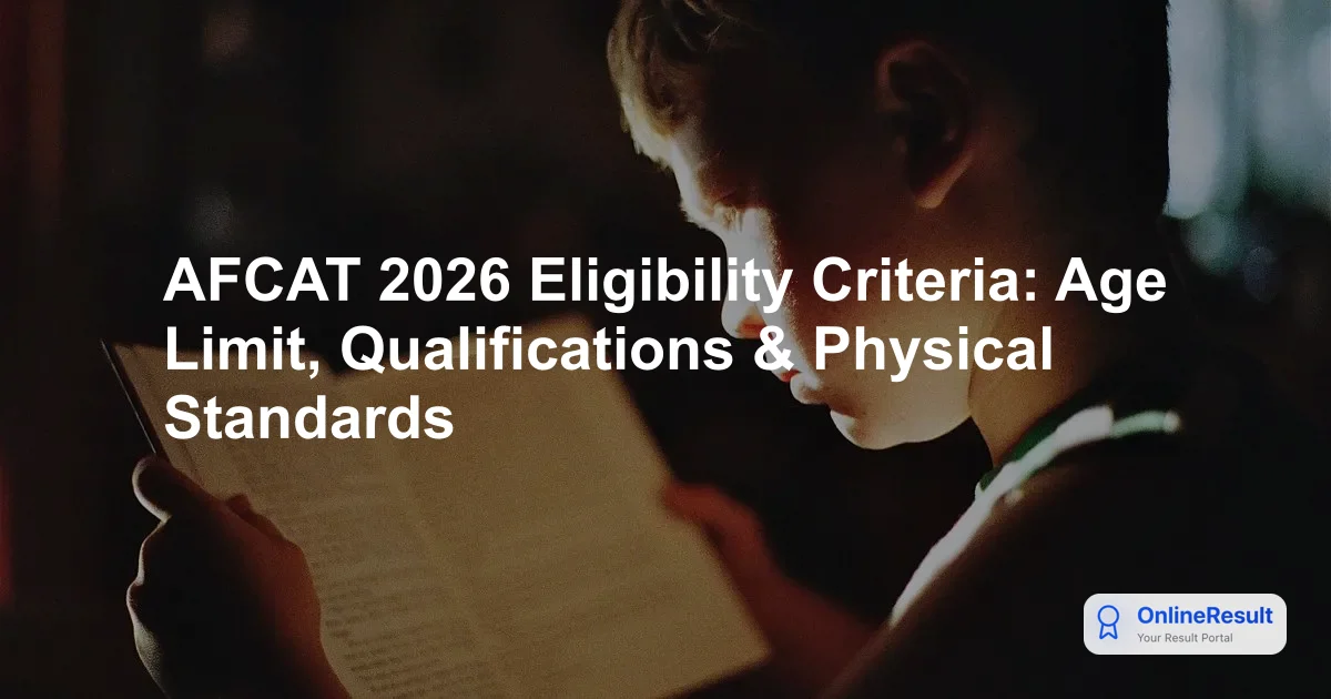 AFCAT 2 2026 Notification: Eligibility, Vacancies, and Application Guide