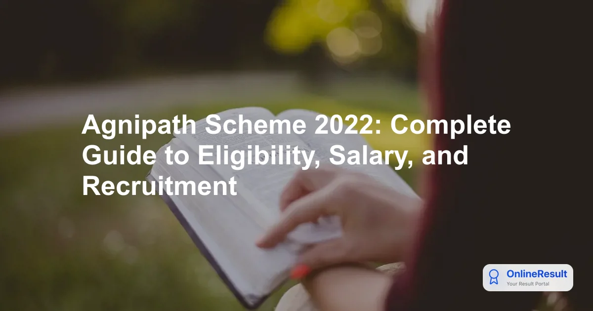 Agnipath Scheme 2022: Complete Guide to Eligibility, Salary, and Recruitment for Agniveers