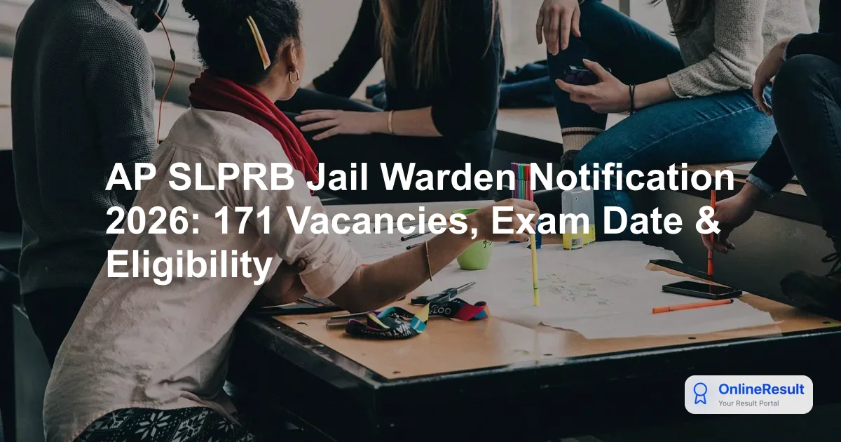 AP Jail Warden Recruitment 2026: Notification, 171 Vacancies, Eligibility