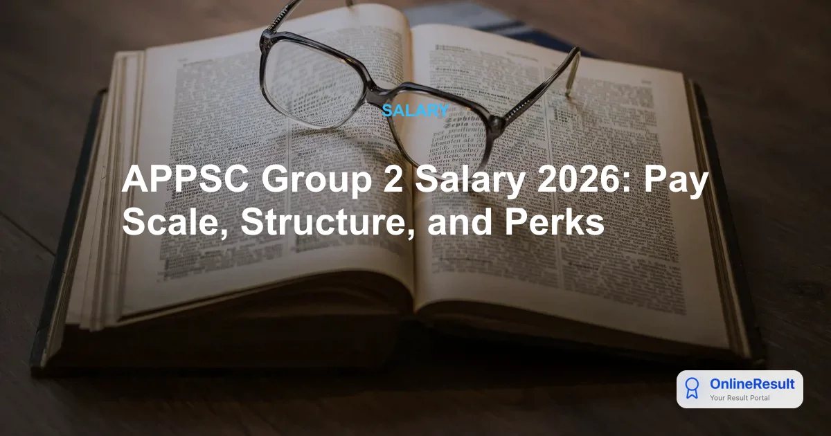 APPSC Group 2 Salary Structure 2026: Pay Scales, In-Hand Pay & Allowances