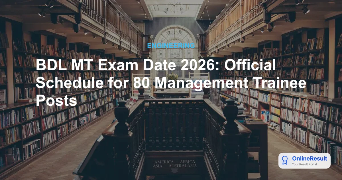 BDL Management Trainee Recruitment 2026: Official Notification, Vacancies & Selection Process