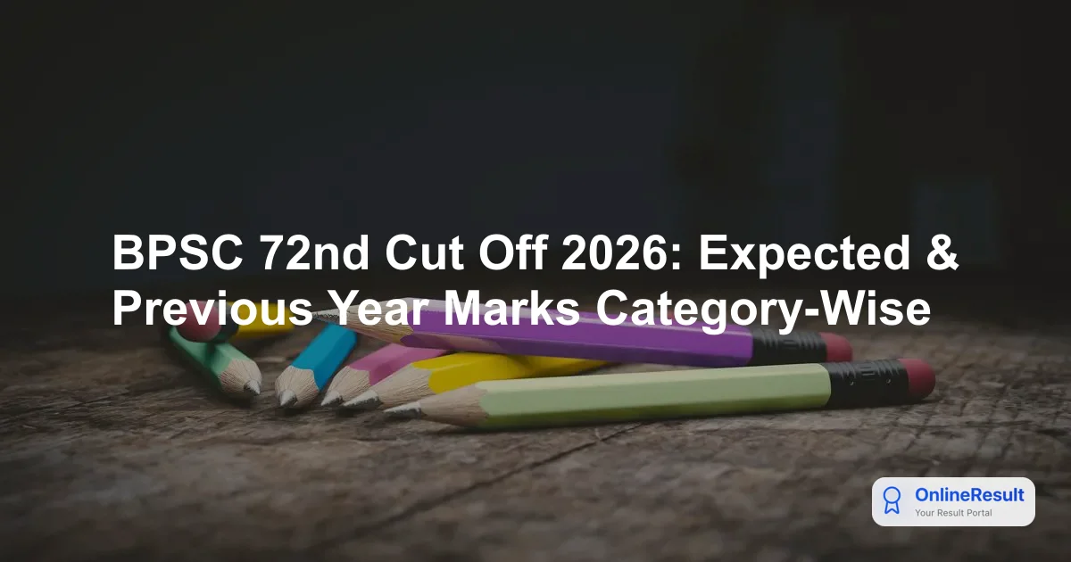 BPSC Cut Off Trends: Comprehensive Analysis from 63rd to 71st CCE Exams