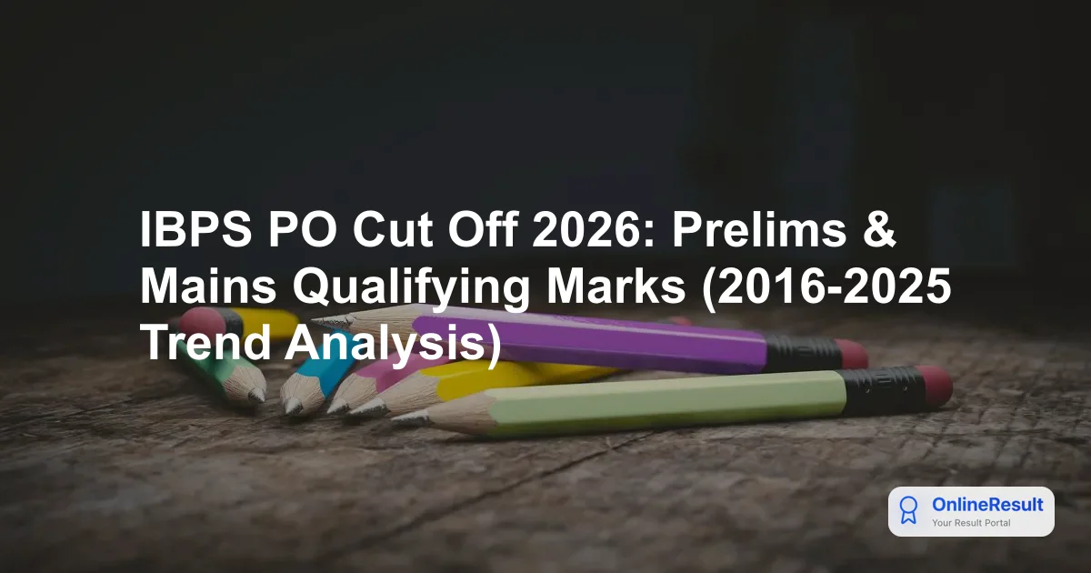 IBPS PO Cut-Off 2026: Official Prelims & Mains Trends and Analysis