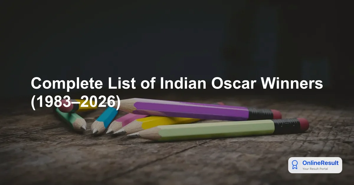 India at the Oscars: A Historic Journey of Academy Award Winners