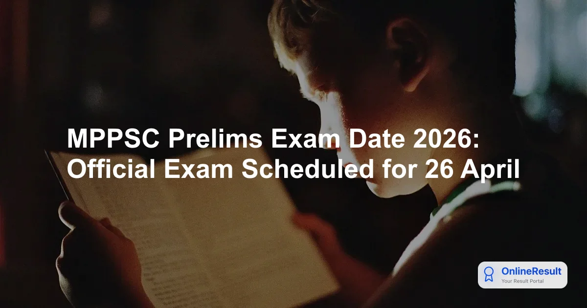 MPPSC State Service Exam 2026: 155 Vacancies, Dates, Syllabus & Notification PDF