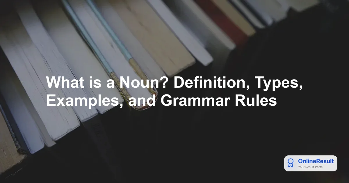 Mastering Nouns in English Grammar: A Comprehensive Guide