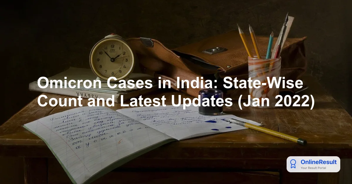 Omicron in India: Status Update and Statistical Analysis (January 2022)