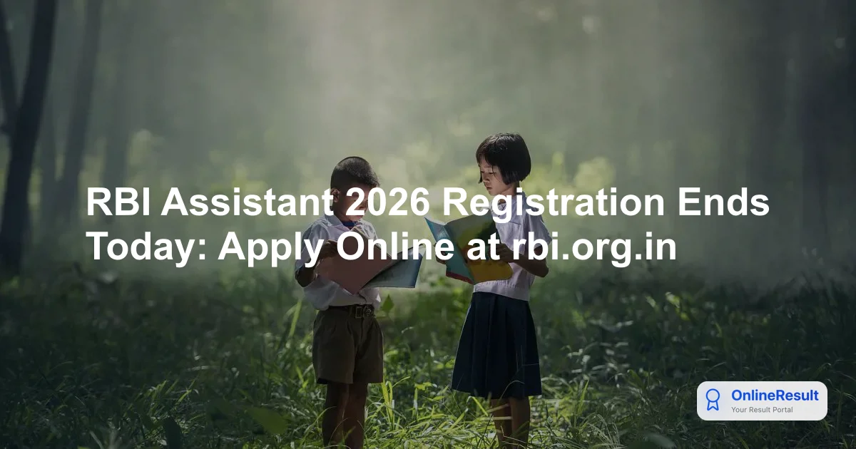 RBI Assistant Recruitment 2026: Apply Online for 650 Vacancies, Dates & Fees
