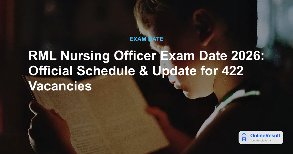 DRRMLIMS Nursing Officer Recruitment 2026: 422 Vacancies, Eligibility & CBT Process