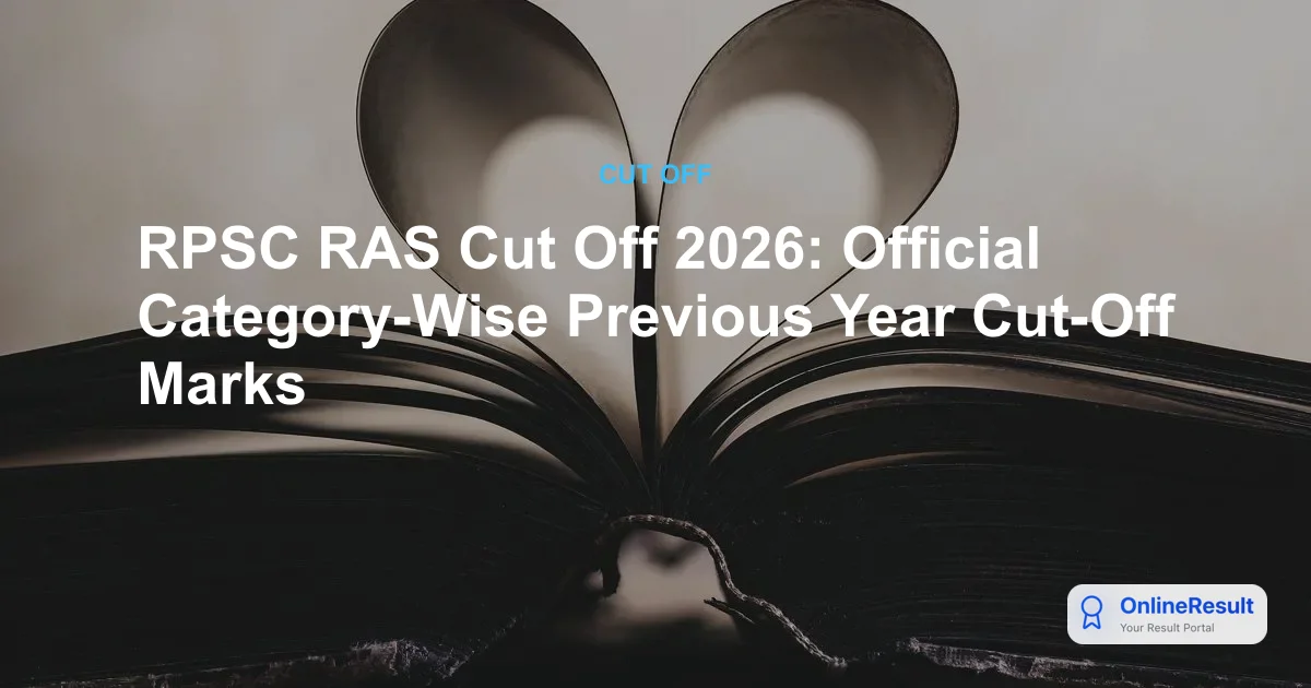 RPSC RAS Cut-Off Analysis: Trends, Previous Year Marks & Strategy (2017-2026)