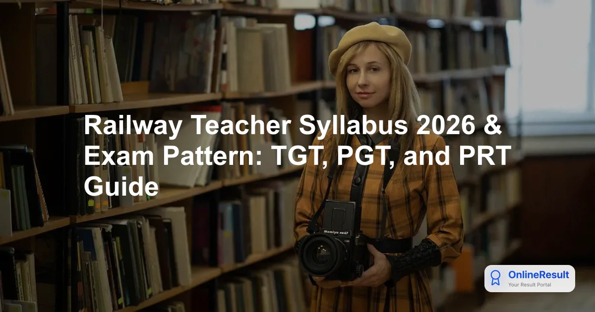 Railway Teacher Exam 2026: Official Syllabus, Pattern, and Recruitment Guide