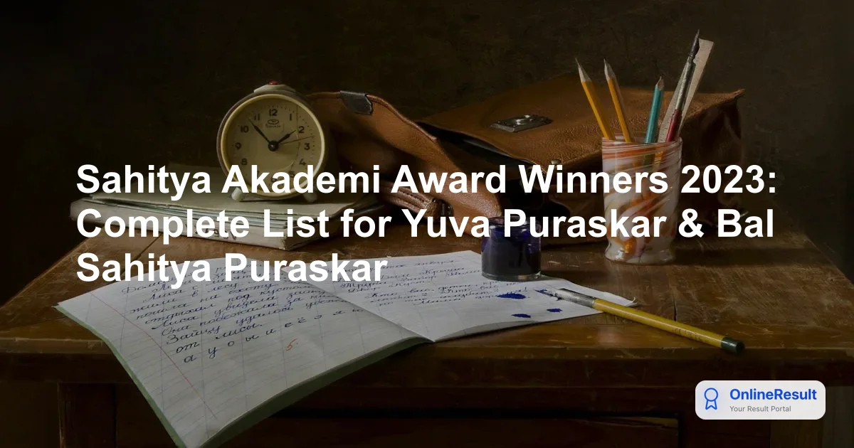 Sahitya Akademi Awards 2023: Celebrating Excellence in Indian Literature