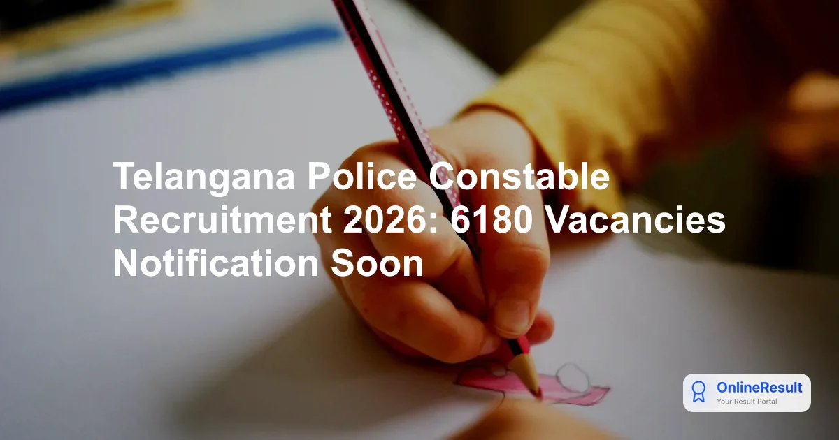 Telangana Police Recruitment 2026: 7139 Vacancies for Constable, Firefighter & Warder Out