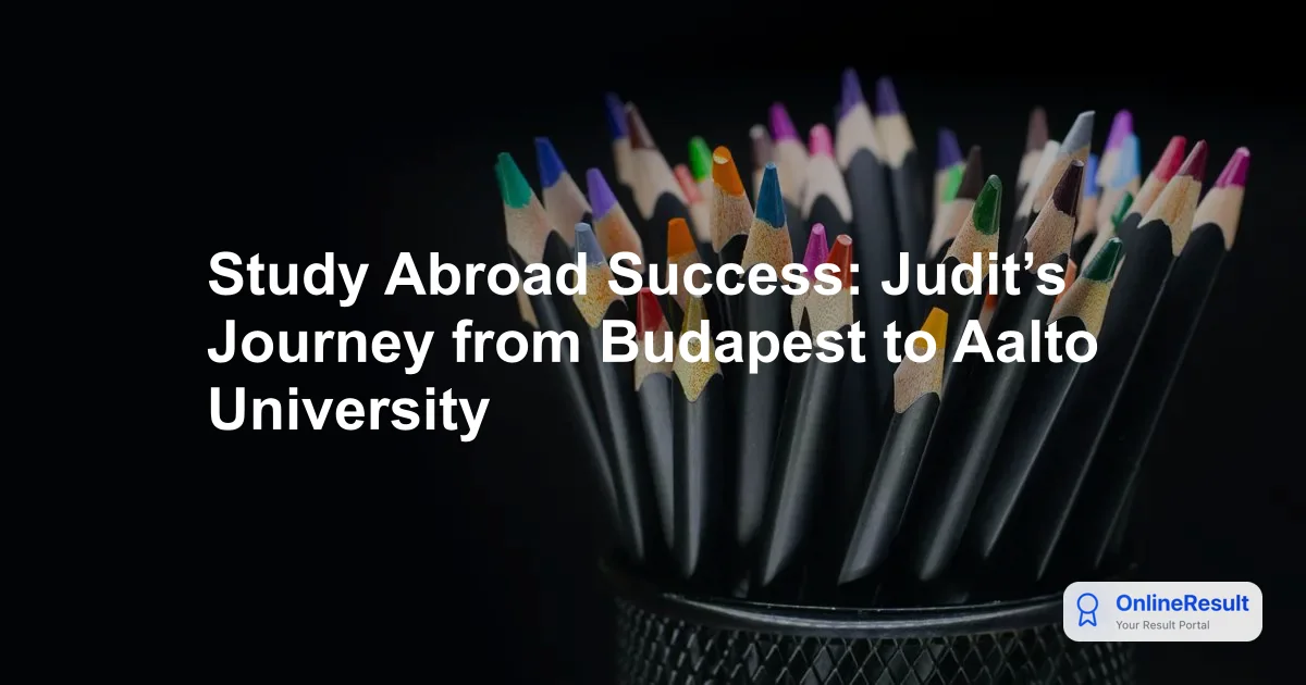 Study Abroad Success: Judit’s Journey from Budapest to Aalto University