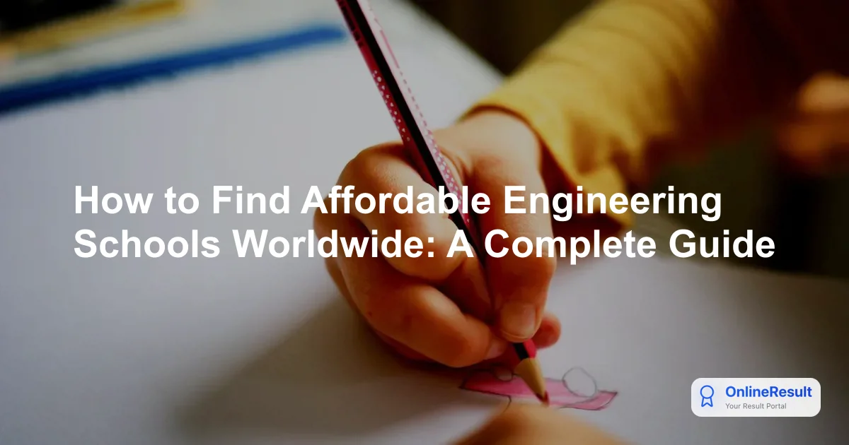 How to Find Affordable Engineering Schools Worldwide: A Complete Guide