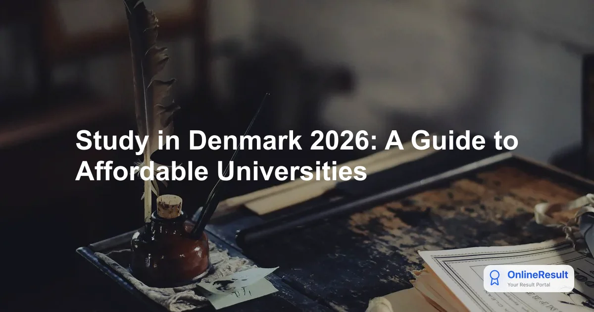 Study in Denmark 2026: A Guide to Affordable Universities