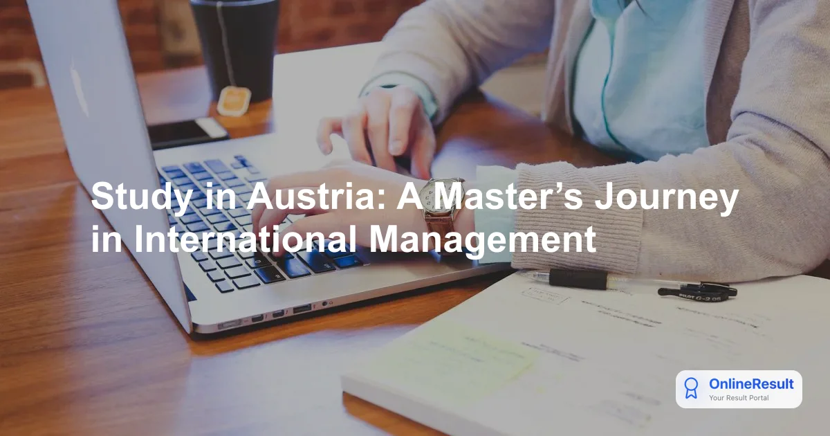 Study in Austria: A Master’s Journey in International Management