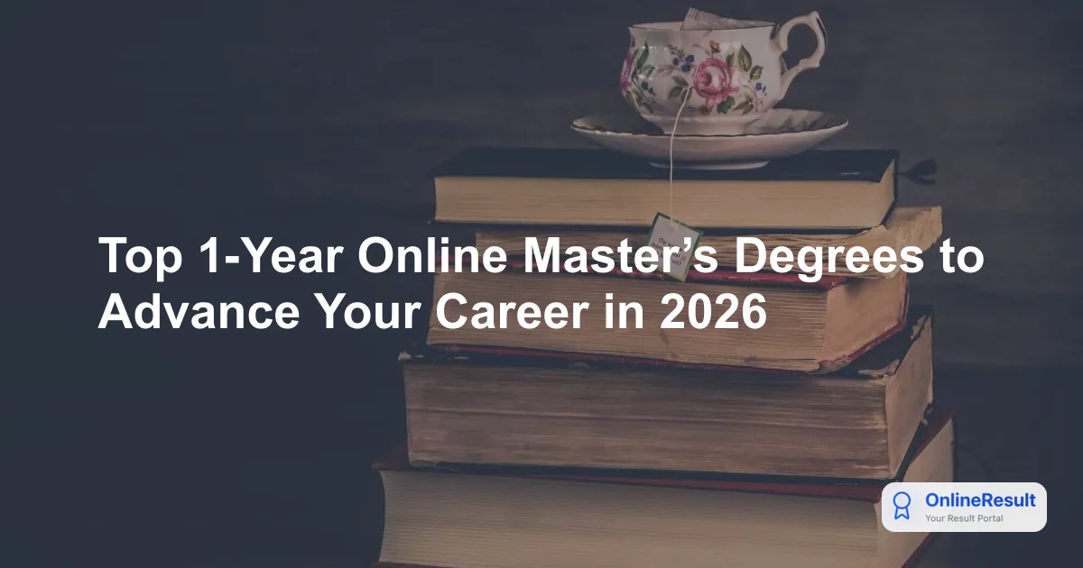 Top 1-Year Online Master’s Degrees to Advance Your Career in 2026