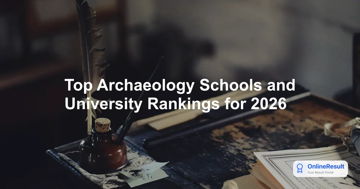 Top Archaeology Schools and University Rankings for 2026