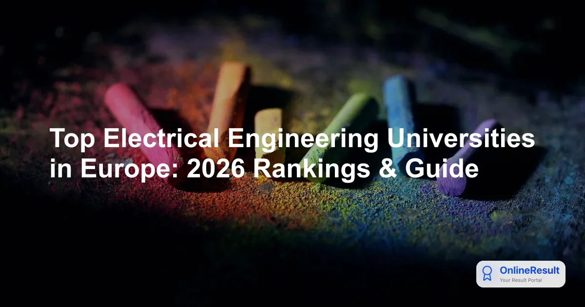 Top Electrical Engineering Universities in Europe: 2026 Rankings & Guide