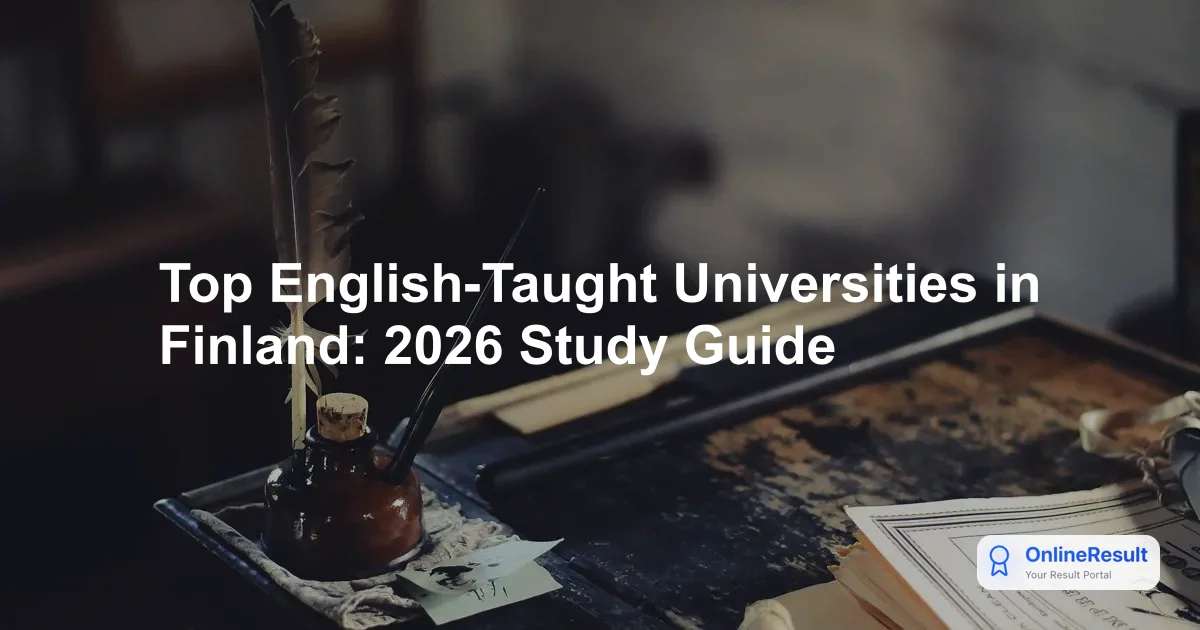 Top English-Taught Universities in Finland: 2026 Study Guide
