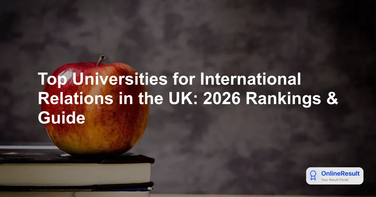 Top Universities for International Relations in the UK: 2026 Rankings & Guide