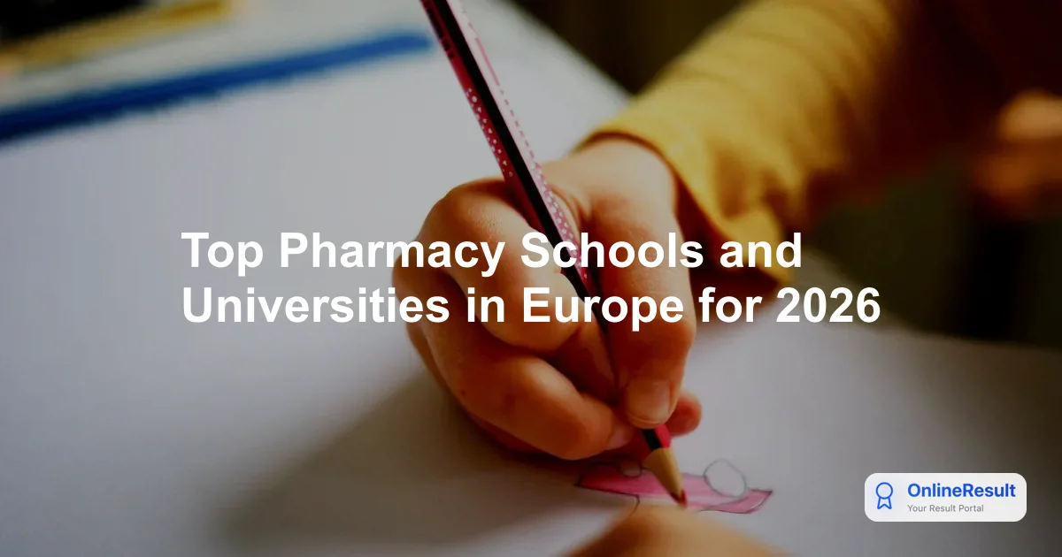 Top Pharmacy Schools and Universities in Europe for 2026