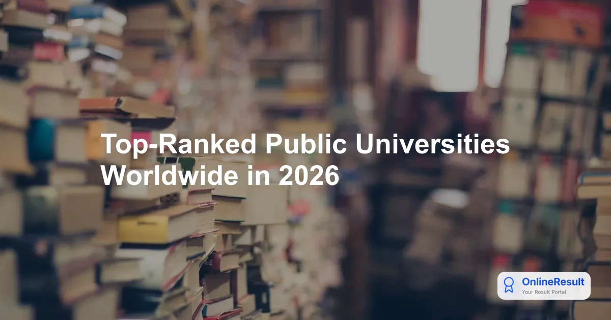 Top-Ranked Public Universities Worldwide in 2026