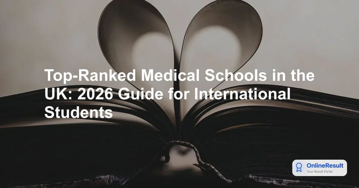 Top-Ranked Medical Schools in the UK: 2026 Guide for International Students