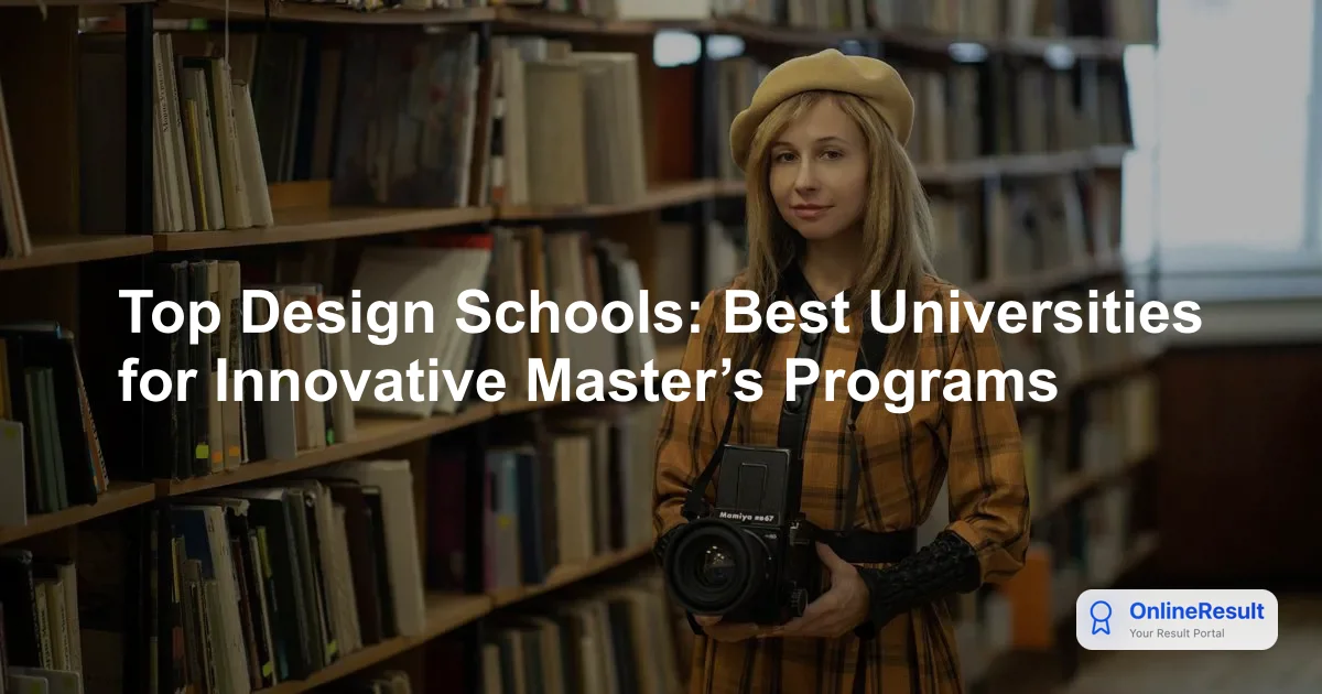 Top Design Schools: Best Universities for Innovative Master’s Programs