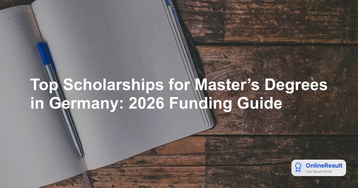 Top Scholarships for Master’s Degrees in Germany: 2026 Funding Guide