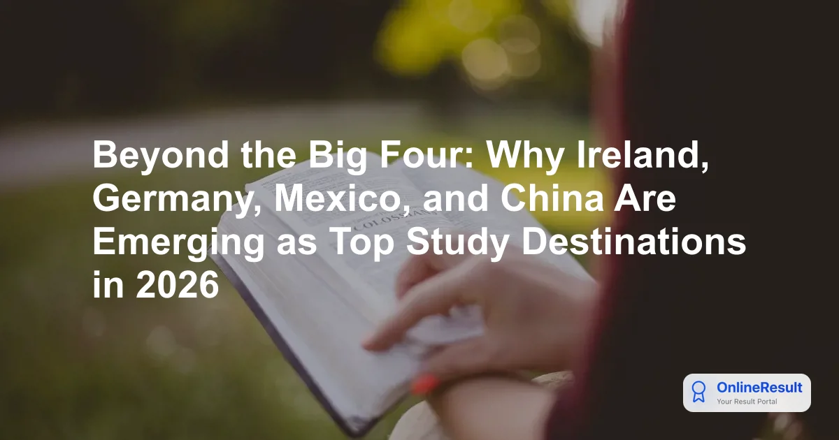 Beyond the Big Four: Why Ireland, Germany, Mexico, and China Are Emerging as Top Study Destinations in 2026