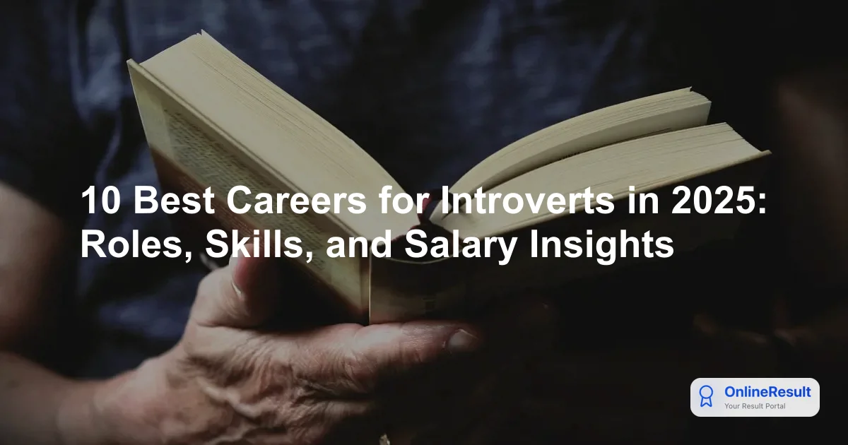 10 Best Careers for Introverts in 2025: Roles, Skills, and Salary Insights