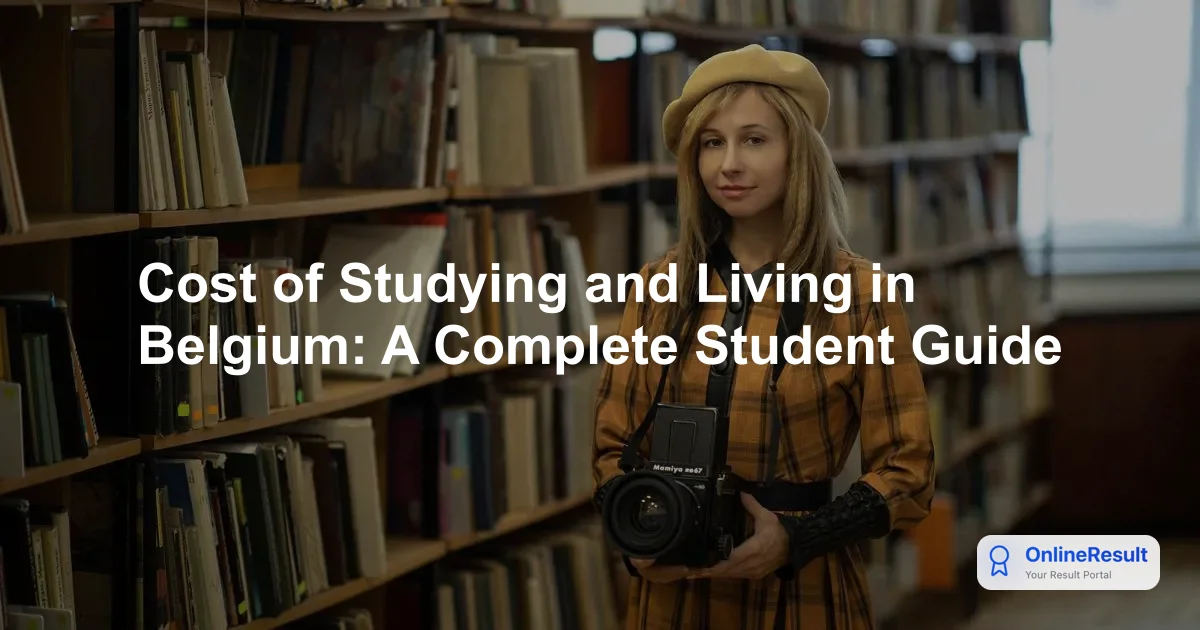 Cost of Studying and Living in Belgium: A Complete Student Guide