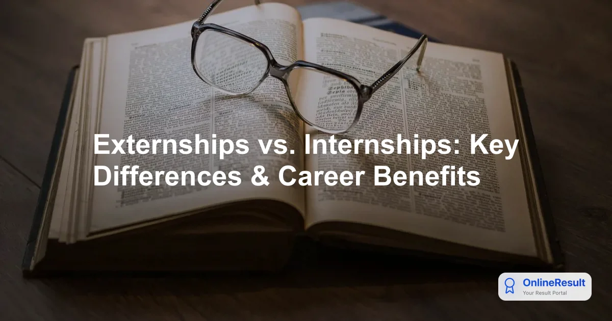 Externships vs. Internships: Key Differences & Career Benefits