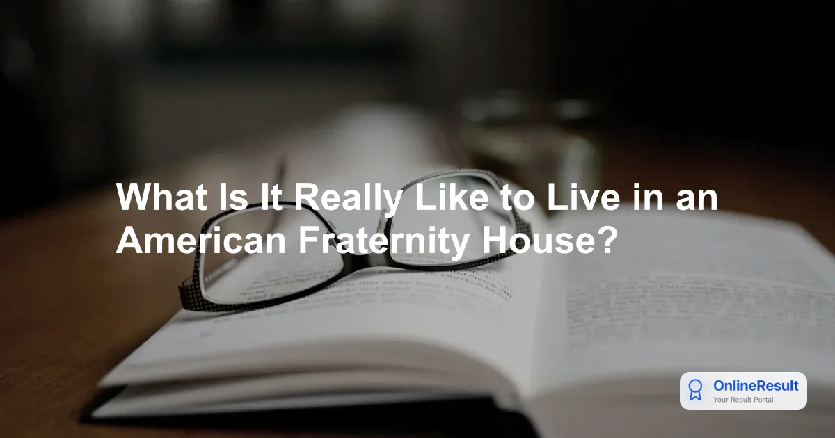 What Is It Really Like to Live in an American Fraternity House?