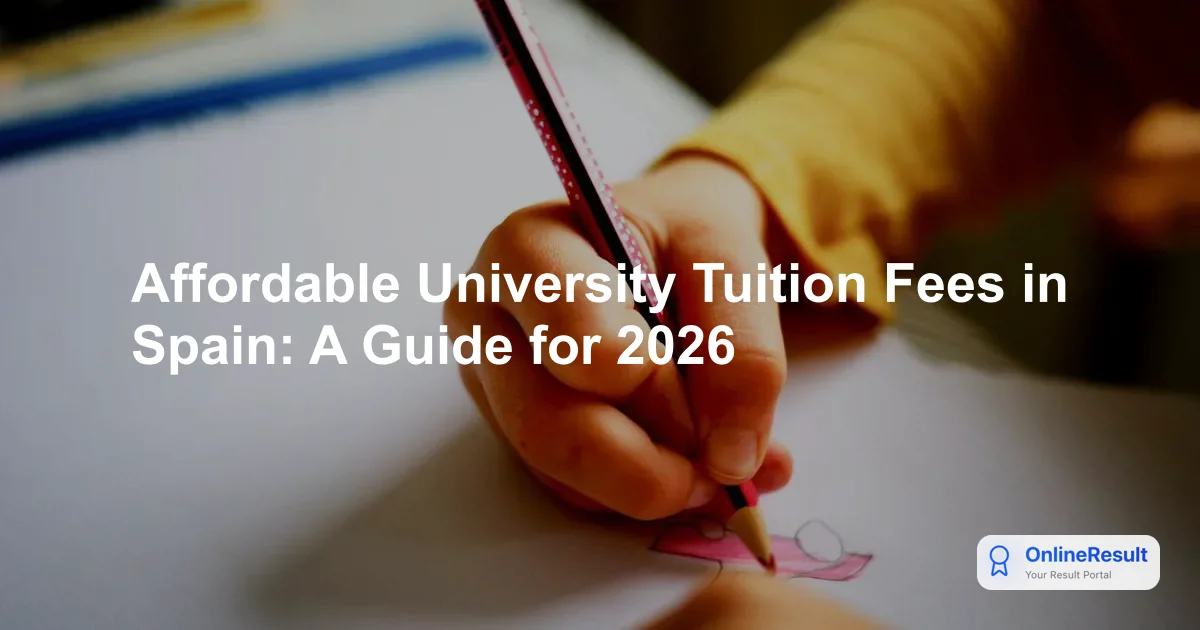 Affordable University Tuition Fees in Spain: A Guide for 2026