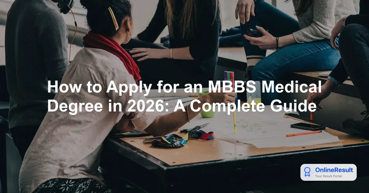 How to Apply for an MBBS Medical Degree in 2026: A Complete Guide