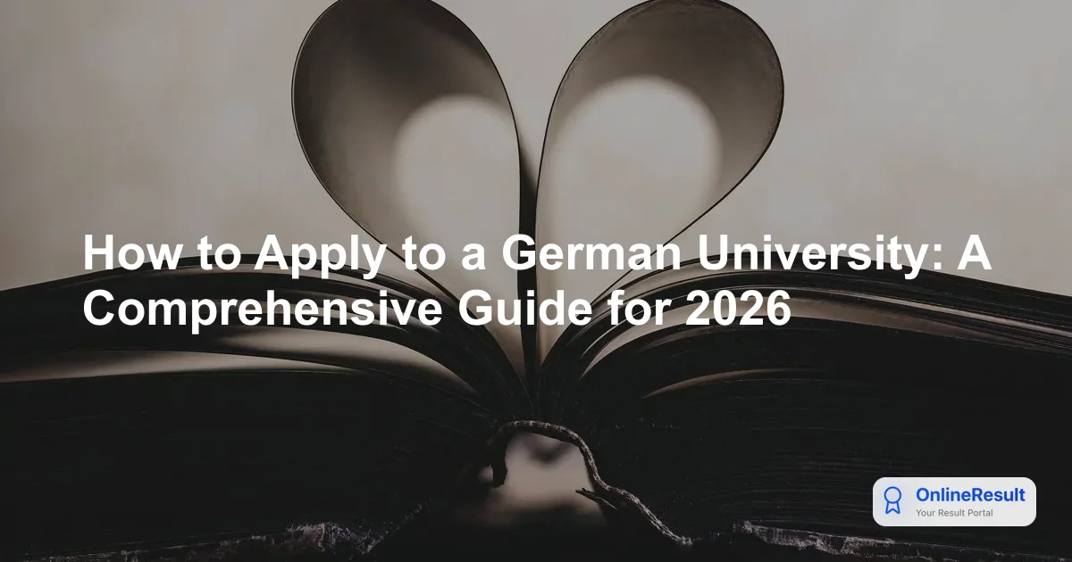 How to Apply to a German University: A Comprehensive Guide for 2026