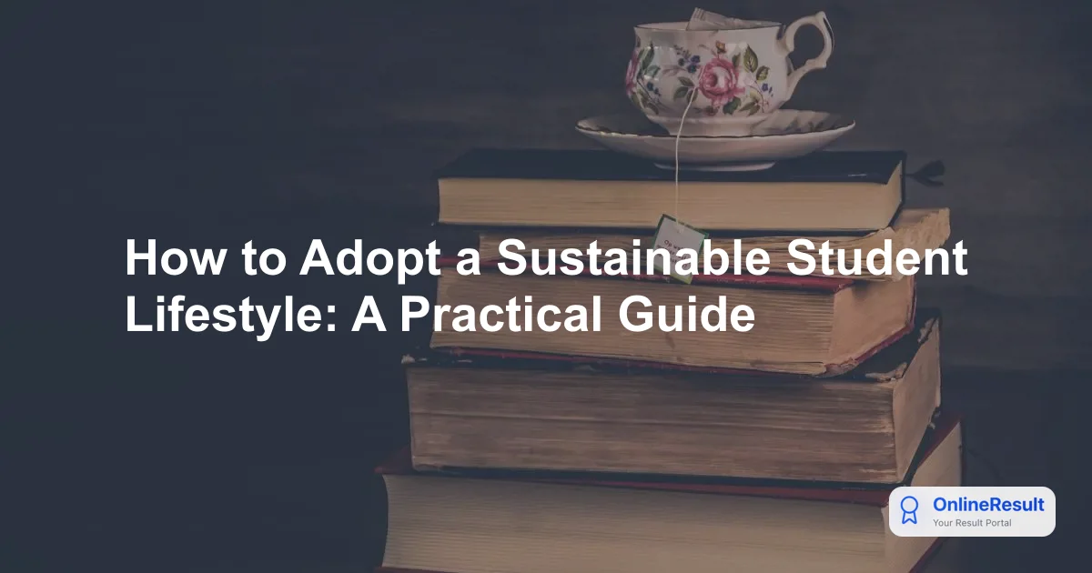 How to Adopt a Sustainable Student Lifestyle: A Practical Guide