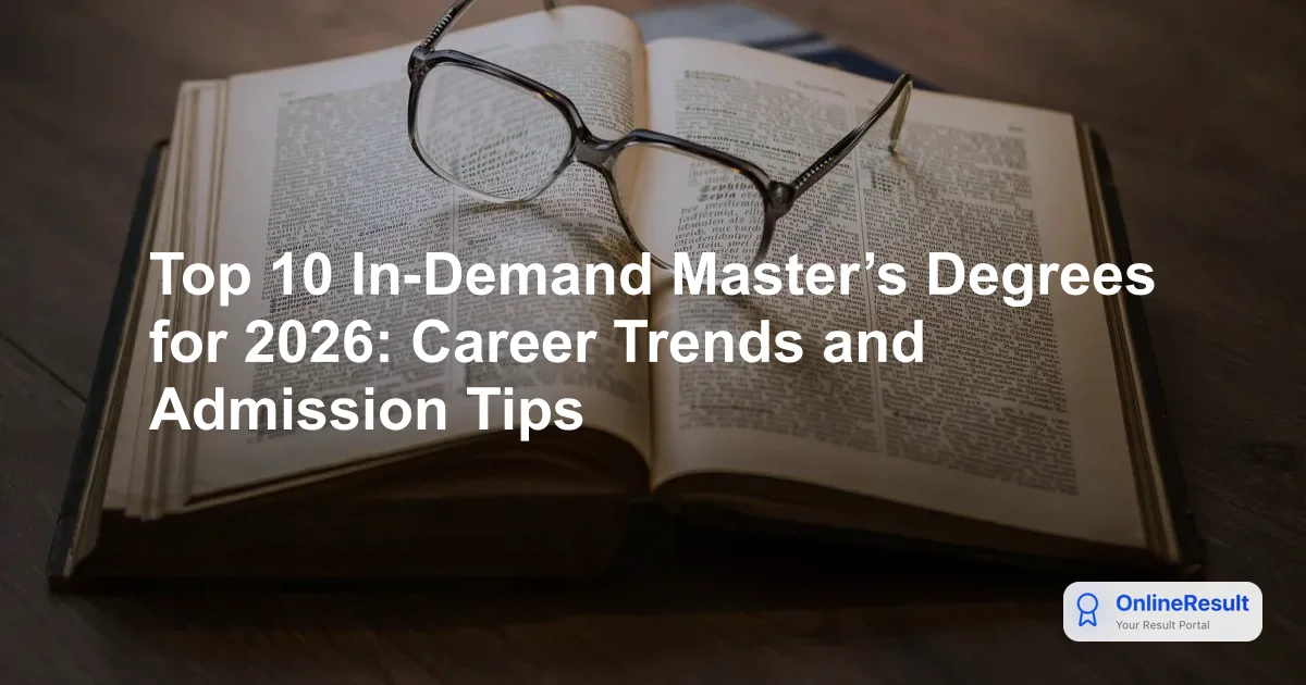 Top 10 In-Demand Master’s Degrees for 2026: Career Trends and Admission Tips