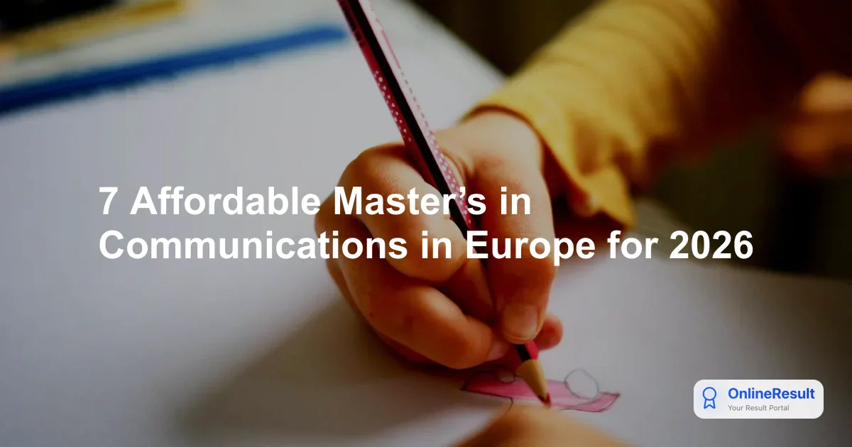 7 Affordable Master’s in Communications in Europe for 2026