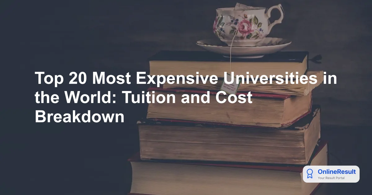 Top 20 Most Expensive Universities in the World: Tuition and Cost Breakdown