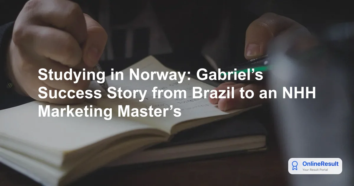 Studying in Norway: Gabriel’s Success Story from Brazil to an NHH Marketing Master’s