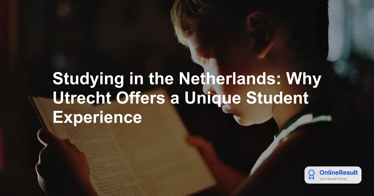 Studying in the Netherlands: Why Utrecht Offers a Unique Student Experience