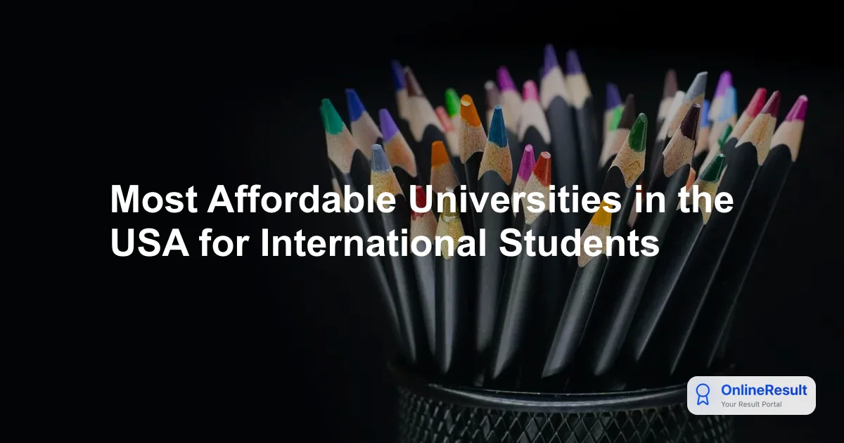 Most Affordable Universities in the USA for International Students