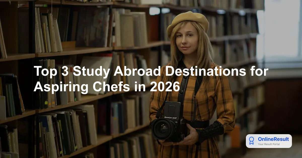 Top 3 Study Abroad Destinations for Aspiring Chefs in 2026