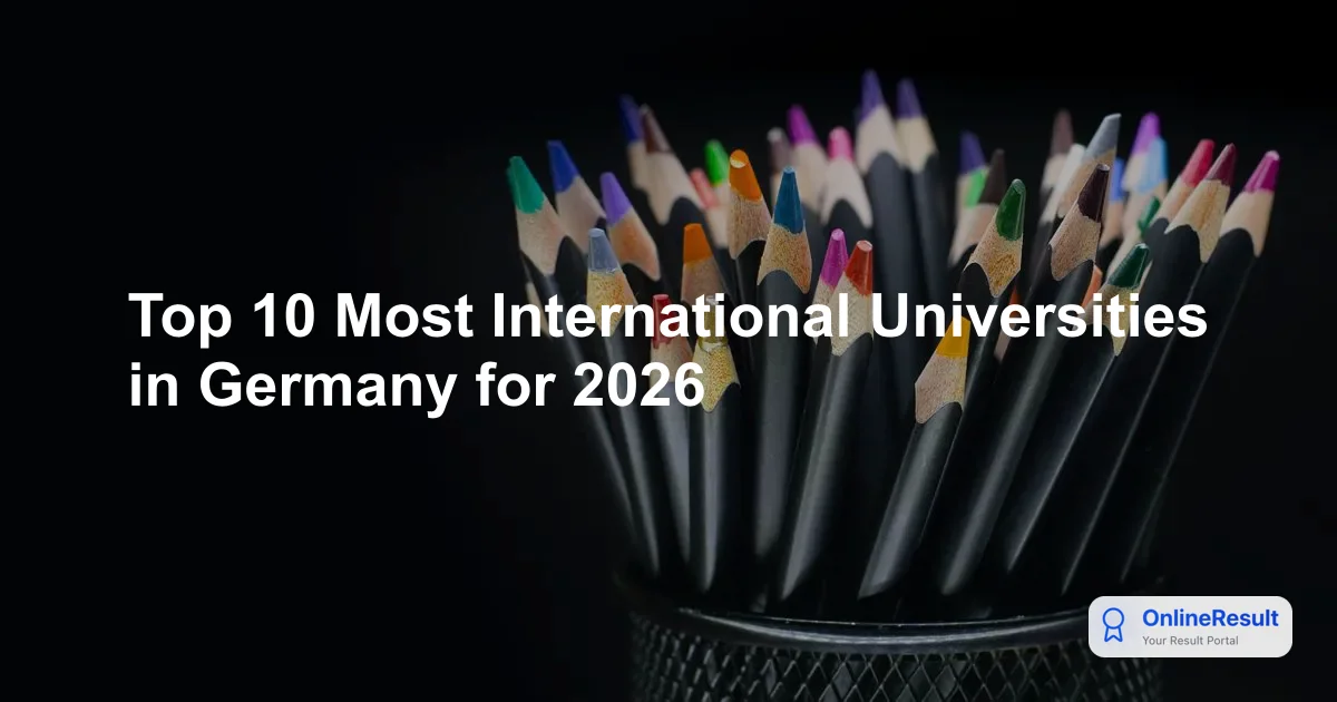 Top 10 Most International Universities in Germany for 2026