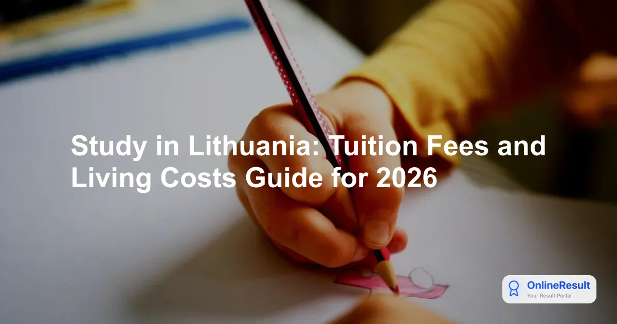 Study in Lithuania: Tuition Fees and Living Costs Guide for 2026